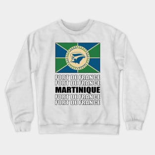 Flag of Martinique Crewneck Sweatshirt